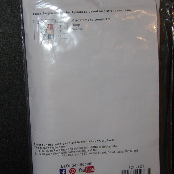 JDNA Decorative Coffee Time Hand Towels 320-127 Stamped Cross Stitch/Embroidery - Picture 3 of 4